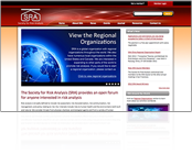 The Society for Risk Analysis Web Site Thumbnail