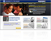 Department of Biological Sciences Web Site Thumbnail