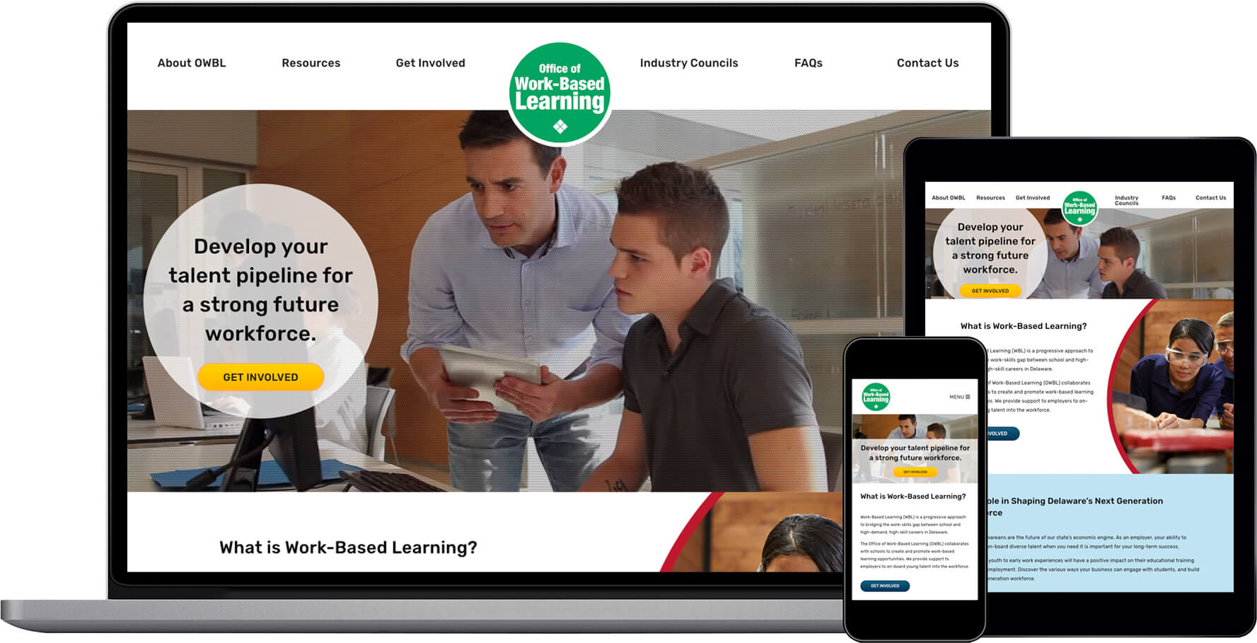 Office of Work-Based Learning Responsive Website Design
