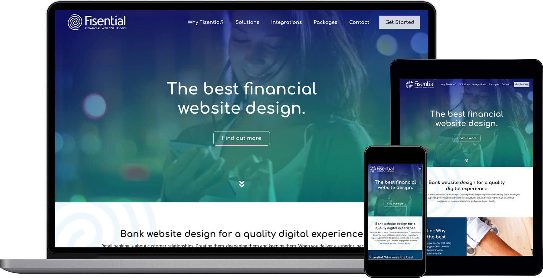 Fisential Financial Web Solutions Responsive Website Design