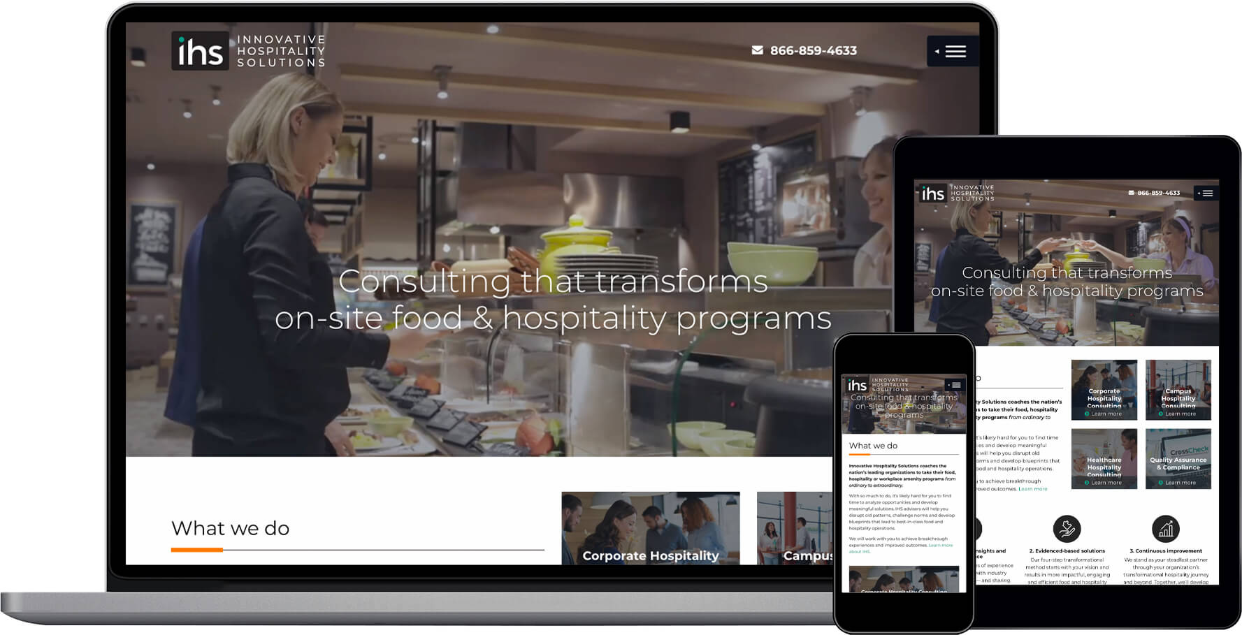 Innovative Hospitality Solutions Responsive Website Design